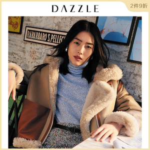 刘雯同款dazzle地素新款亮片毛衣针织打底衫女