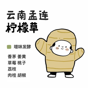 唐水 中国云南柠檬草增味发酵处理法单品手冲精品咖啡豆 草莓香茅