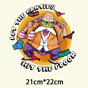 龟仙人七龙珠印花热转印图案可熨烫耐水洗烫图胶印烫画贴潮牌动漫