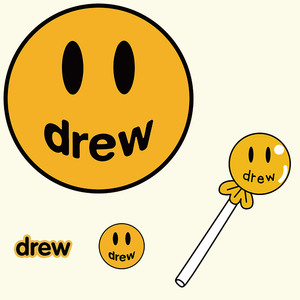 贾斯丁比伯同款字母笑脸热转印衣服烫图烫画贴热卖潮图a级印花贴