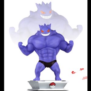 怡红】go 宝可梦肌肉猛男系列 肌肉耿鬼 神奇宝贝gk限量雕像手办