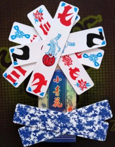 荆州宜昌枝江宜都松滋花牌小青花窄幅112张布纹正品拍10副包邮