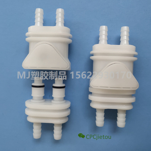 塑料快速水气一体双通医用宝塔双头cpc双接头cpc快速接头
