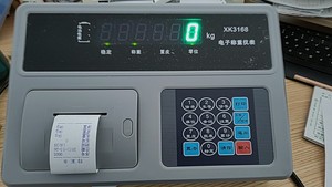 地磅XK-3168仪表称重显示器汽车衡150吨内地磅仪表带打印链接电脑