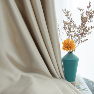 窗帘成品香槟色