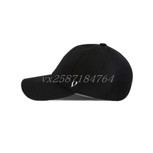 韩国直邮代购龚俊同款Vibrate logo简约风黑色棒球帽鸭舌帽子