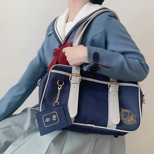 jk制服包帆布福鲤中号babyfacegirl原创dk校供感日系斜挎单肩包