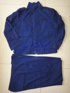 军临90年早期粘兜拉锁 87式海夏季作训服 双层加厚透气结实工作服
