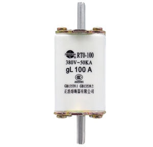 RT0-50 100 200 400 600 1000有填料封闭管式熔断器陶瓷整套380V