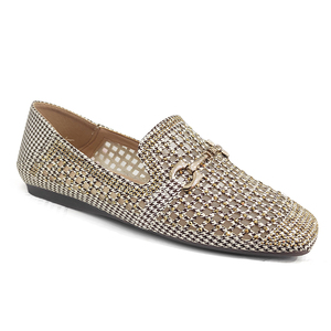 特价珠利莱正品女鞋211-13130英伦风复古千格鸟水钻平底时尚单鞋