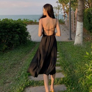 普吉岛沙滩裙女夏泰国海边度假长裙三亚巴厘岛裙子显瘦连衣裙超仙