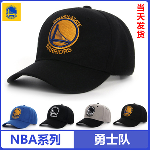 NBA帽子男棒球帽篮球队纯棉运动刺绣鸭舌帽金州勇士队库里30帽子