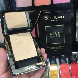 现货guerlain/娇兰金钻修颜粉饼定妆spf15/pa  10g黑钻控油欢乐颂
