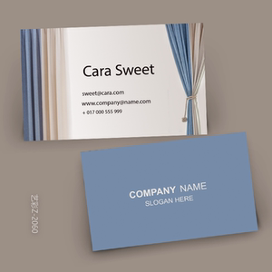 北欧家居窗帘名片  窗帘店名片名片设计订定制印刷制作卡片