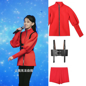 爱贝佳母婴专营店天猫宋小睿同款礼服 走秀儿童白色钢琴演出服女童