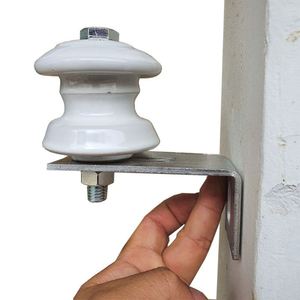 电线瓷瓶支架 电力7字架龙门架 卧墙横担 l型绝缘子拐铁三角架子