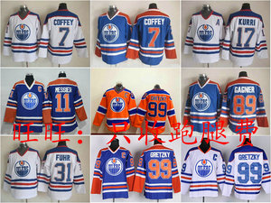 Edmonton Oilers埃德蒙顿油工复古冰球服 Mcdavid Gretzky Jersey