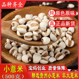 中药材特级小薏米仁精选贵州薏苡仁薏米仁免费磨粉薏米茶有炒薏米