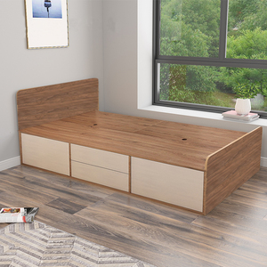 定做床实木定制高箱