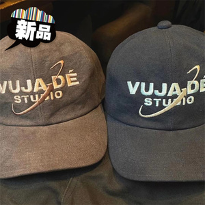 现货vujade kenijima 高街刺绣水洗vibe风情侣鸭舌棒球帽男女帽子