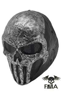 FMA 万圣节面具 玻璃钢面罩“头骨”银灰色/加强版 tb575