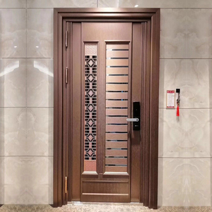 高端304不锈钢门单门韩式入户门安全防盗进户推拉门中门通风定制