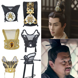 古代男子造型头饰古装将军公子少爷束发头冠发冠古风汉服剧组道具