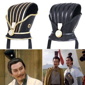 古代男士头冠春秋战国三国演义水浒传男头饰将军配饰帽子演出道具