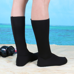 成人沙滩浮潜水鞋男女游泳水母袜子鞋长筒珊瑚装备防滑防割潜水袜