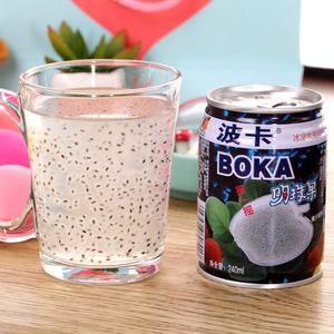 波卡明珠果荔枝味小瓶代餐8090后怀旧奇亚籽饮料软软小时候的味道