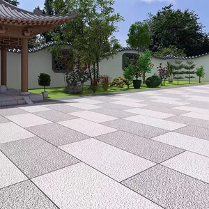 别墅室外院子庭院地砖石英砖pc砖生态地铺石仿石砖防滑农村花园