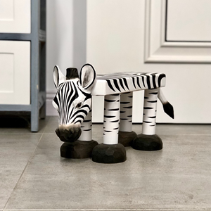 动物实木家用创意宝宝凳小板凳手工雕刻礼品家居摆件软装可爱饰品