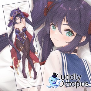 [原创]原神星天水镜占星术士莫娜(水手服)同人动漫等身2wt抱枕套