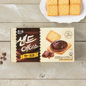 韩国进口海太ace巧克力夹心酥脆休闲饼干独立包装早餐零食204g