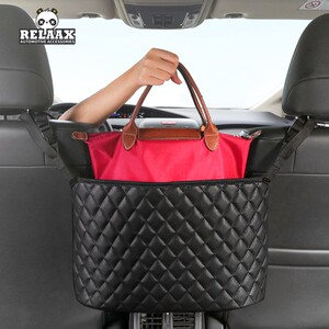汽车座椅间储物网兜车载包包收纳袋挂袋车内置物神器装饰用品大全