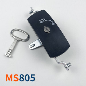 MS805-1后门锁GGD GKC MNS GCS天地锁一字连杆锁弧形低压柜配件