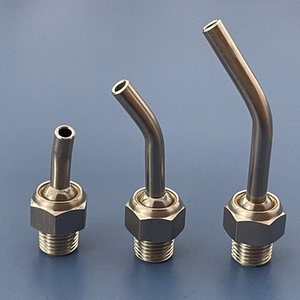 jcw-1/4弯管式304不锈钢高压万向球形机床冷却喷嘴刀架喷水嘴吹气