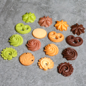 仿真曲奇饼干模型越曼蓝莓食品甜品点心烘焙橱窗装饰拍摄道具玩具