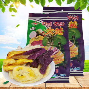越南特产原装进口零食大越综合蔬果干芭蕉芋头甘薯条菠萝蜜250G