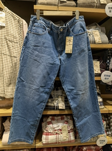 无印良品弹力牛仔裤