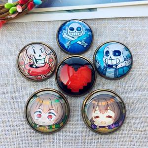 传说之下 undertale sans frisk chara papyrus周边 胸针胸章徽章