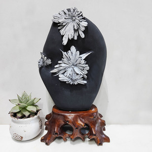 新品漂亮原石天然菊花石雕观赏奇石桌面摆件收藏把玩奇石送礼专用