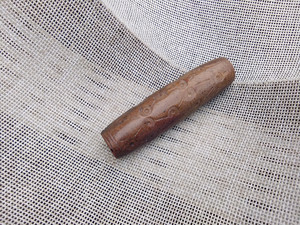 玉玲珑玉珠宝器岫玉河磨老玉火燎皮天珠挂件玉石把件文玩仿古玉雕