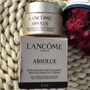 兰蔻菁纯臻颜焕亮眼霜 5ml 小样波色因淡化眼纹舒缓眼部周围 23年