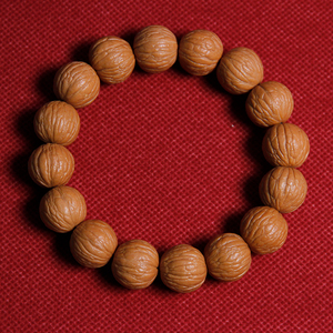 猴头小核桃手串矮桩拉丝猴王南瓜桩凤羽15-16mm文玩单圈手链土豪