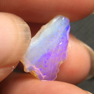 天然澳洲澳宝欧泊宝石镶嵌diy手工原料原矿标石/练手料矿标2.95卡