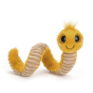 dali 英国jellycat wiggly worm 虫子 昆虫 毛绒公仔玩偶安抚玩具