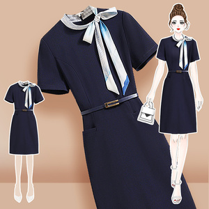 教资面试服装教师穿搭女装小个子事业单位职业套装正式场合连衣裙