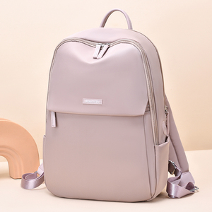牛津布双肩包女大容量初中女生高中大学生书包14寸电脑包旅行背包