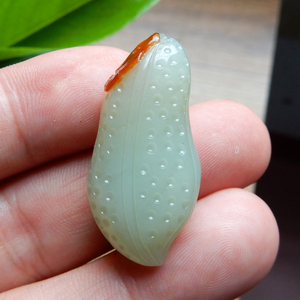 纯玉花生吊坠